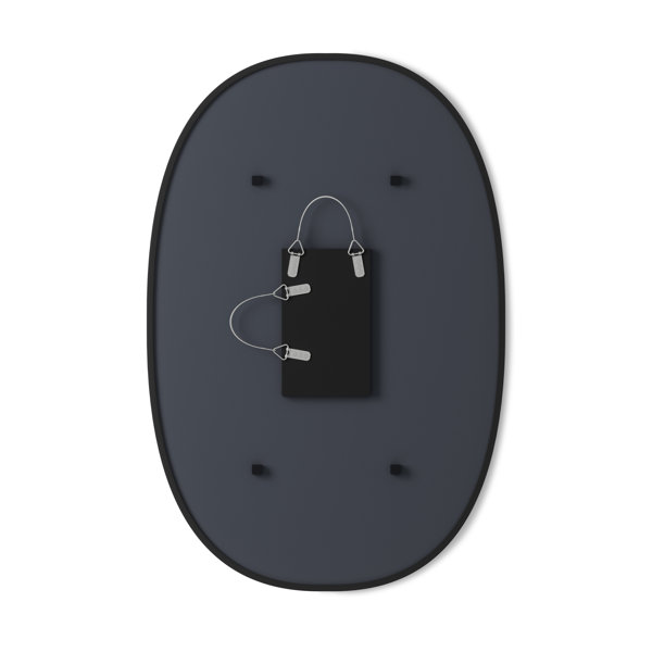 Hub Oval Rubber Wall Mirror & Reviews Joss & Main